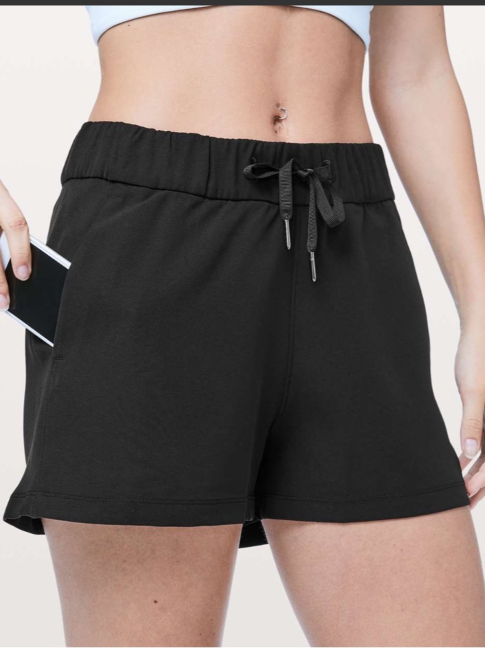 lululemon athletica On The Fly Woven Shorts - Black size 4